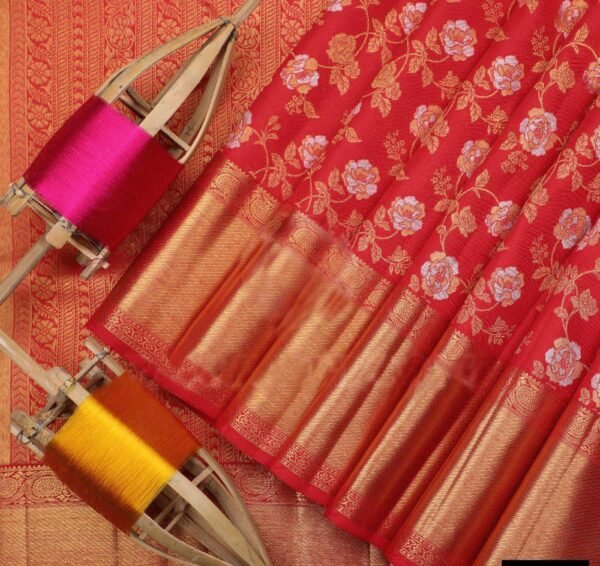 Luxe Jacquard Silk Sarees - Image 2