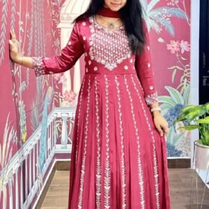 embroidered anarkali dresses